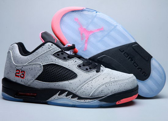Air Jordan Retro 5 Low Grey Black Nemal Pink Promo Code
